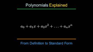 Polynomials Explained: Definition, Standard Form & Common Mistakes