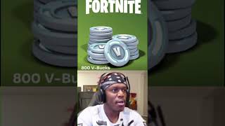 KSI reaction to vbucks changes