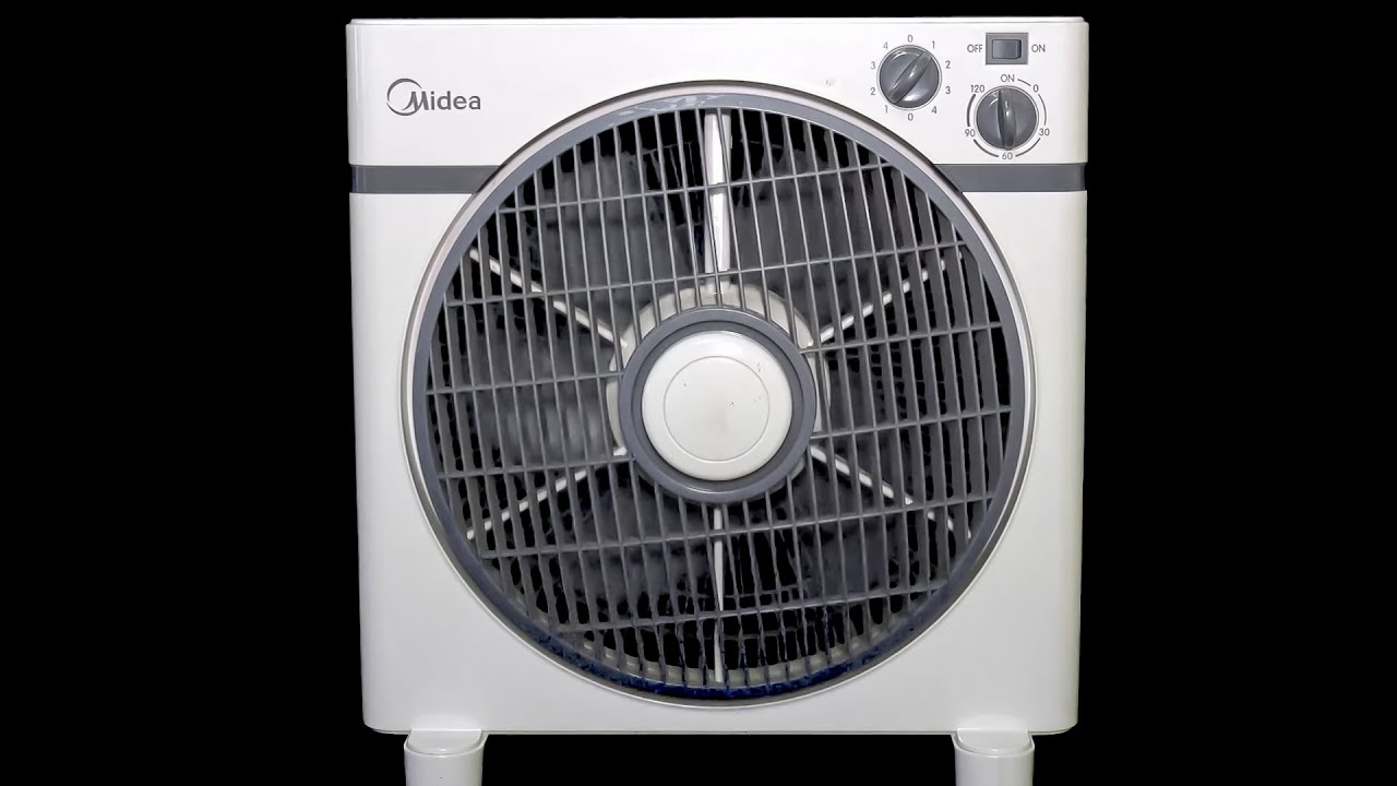 Box Fan White Noise Sounds 10 Hours Black Screen Fan Sounds for Relax