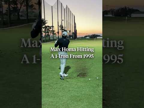 Throwback to a fan challenging Max Homa to hit his 1995 1-iron. 😂