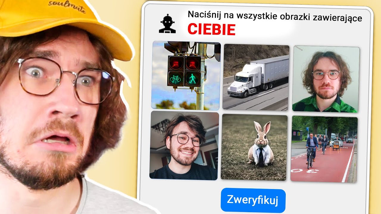 Symulator potwierdzania, że NIE JESTEŚ ROBOTEM...