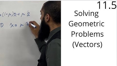 Edexcel AS Level Maths: 11.5 Solving Geometric Problems (Vectors - Parallelogram and Ratios)