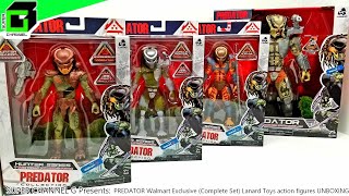 PREDATOR Walmart Exclusive action figures (Complete Set) UNBOXING and REVIEW!