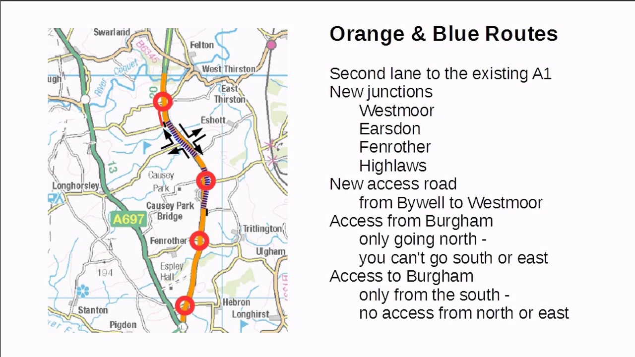 A1 Dualling Morpeth to Felton YouTube