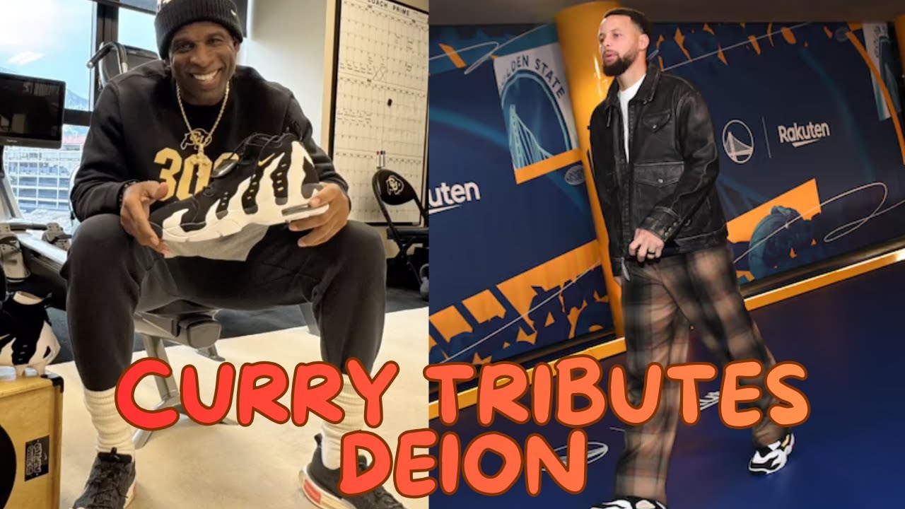 Stephen Curry Honors Deion Sanders With Nike Diamond Turf Shoes in Photo Before Hawks vs. Warriors