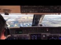 Jump Seat View Gulfstream IV-SP Landing Philadelphia Northeast Airport KPNE