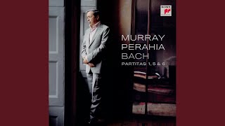 Video thumbnail of "Murray Perahia - Partita No. 5 in G Major, BWV 829: II. Allemande"