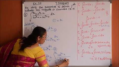CBSE Class 12 Mathematics Integrations - Exercise 7.11 (Part 96)