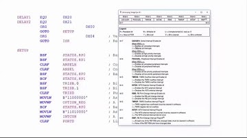 Código Interrupciones de un Microcontrolador
