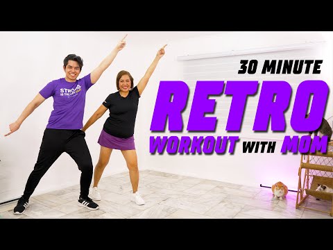 30 MINUTE RETRO WORKOUT with MOM • Keoni Tamayo • Workout #257