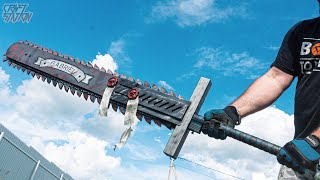 How to make huge chain sword from Warhammer 40,000