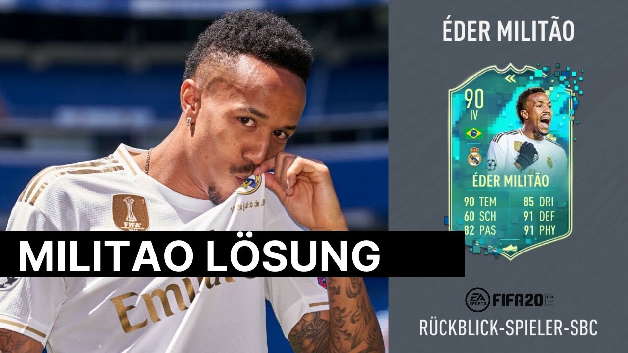 Flashback [Premium]: Eder Militao 87 / 90 💫 SBC Lösung ohne Loyalität | FIFA 20 Ultimate Team
