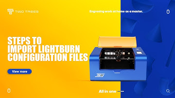 5 Steps to Import Lightburn Configuration Files