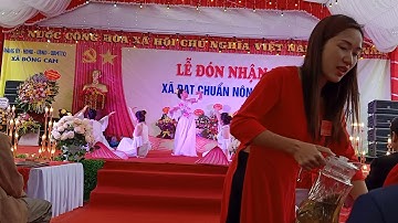 Chương trình văn nghệ lễ đón nhận danh hiệu xã Đồng Cam đạt chuẩn Nông thôn mới năm 2019