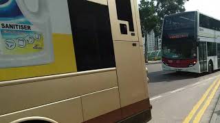 CTB N 6354 UD2164 @ 962X,KMB U-61M AVBWU357 SY9068 @ 61M,MTR 526 TS3997 @ K51 駛離屯門官立中學