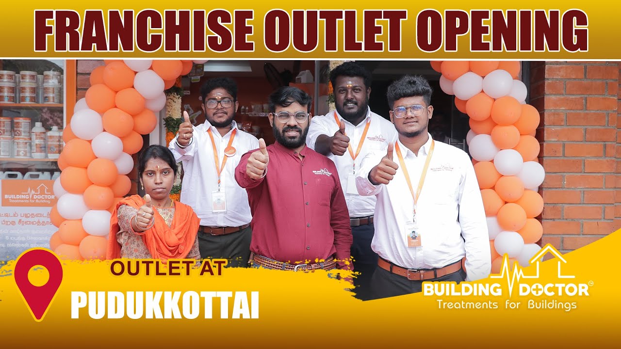 Our Pudukkottai franchise outlet grand Opening Building Doctor YouTube