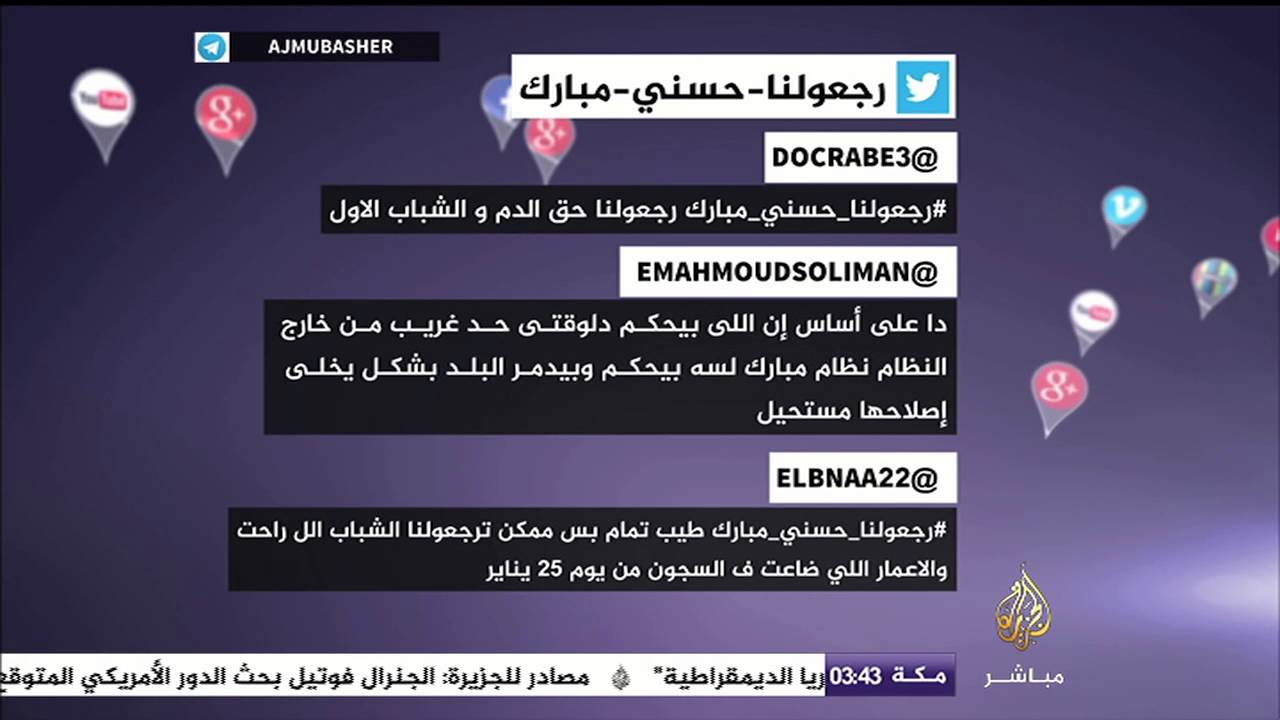 هل تؤيد عودة حسني مبارك إلى حكم مصر