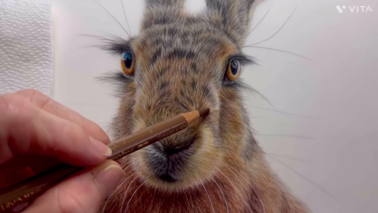 Фрагменты из моего урока по Hare с использованием чертежной пленки!