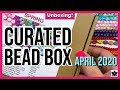 ✨APRIL 2020 🎁CURATED BEAD BOX  ✨Monthly Beaded Jewelry Making Subscription | Unboxing