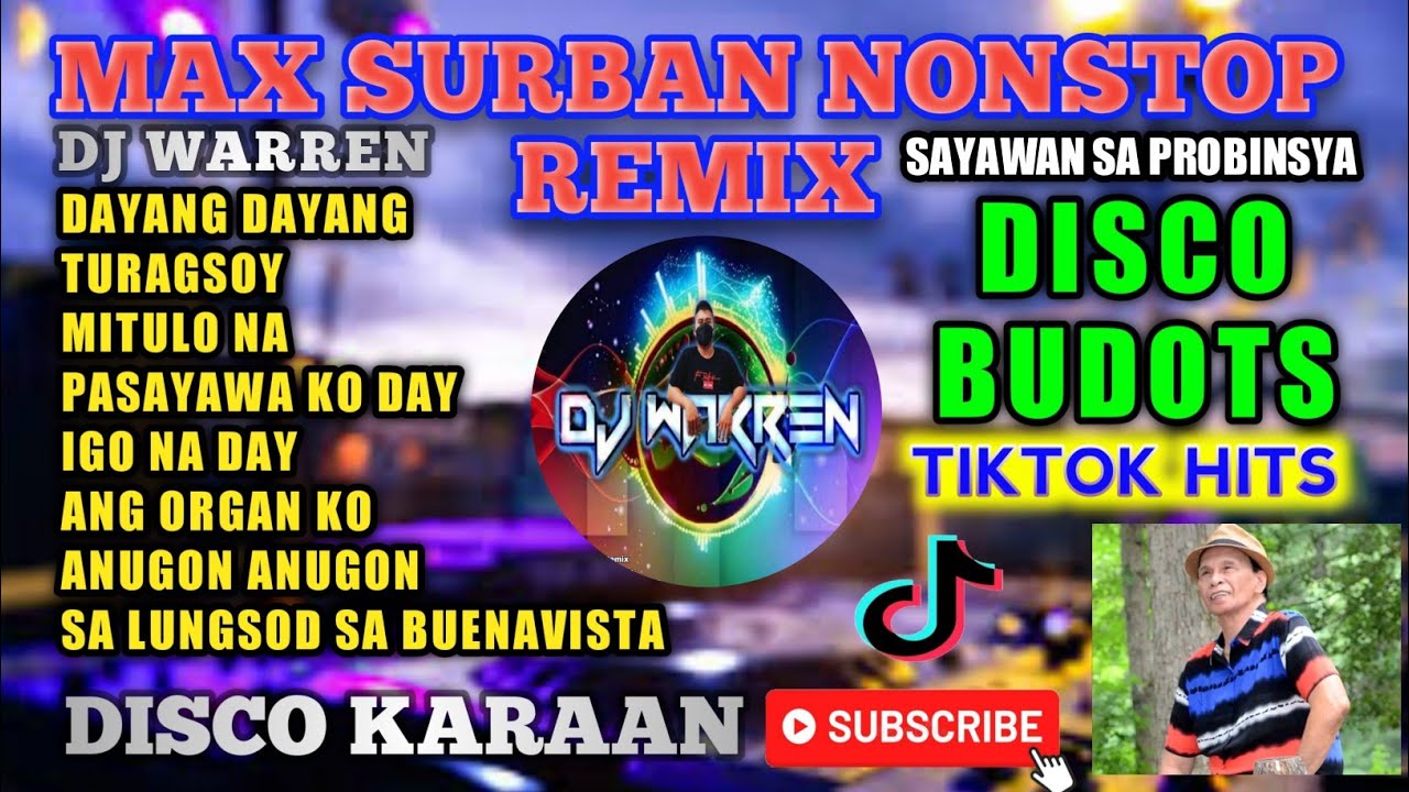Max Surban Nonstop Disco Remix|Sayawan Sa Probinsya| DjWarren - YouTube