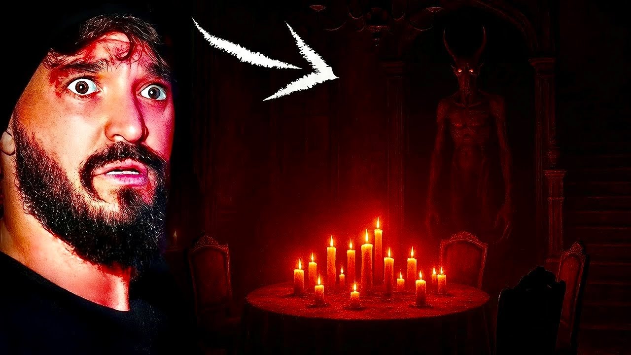 SURVIVING OVERNIGHT in DEMONIC BELLAIRE HOUSE *TERRIFYING ENCOUNTER*