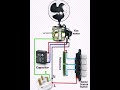 Fan Motor Wiring Diagram with Capacitor &amp; Speed Control Switch 🔌