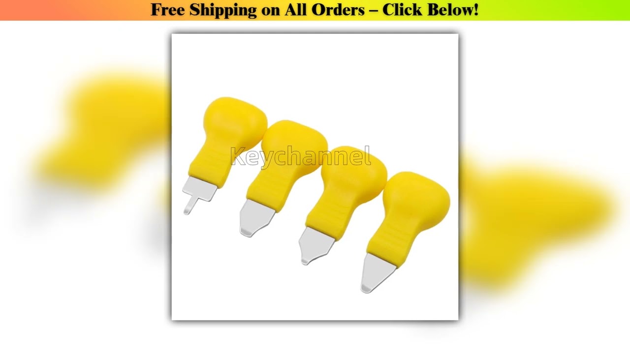 4pcs Car Key Shell Remove Tool Open Remote Shell Tool Car Remote Case Repair Tool Kit Locksmith Too