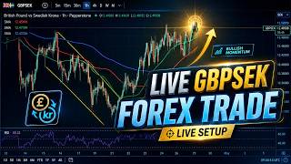 Live GBPSEK Forex Trade