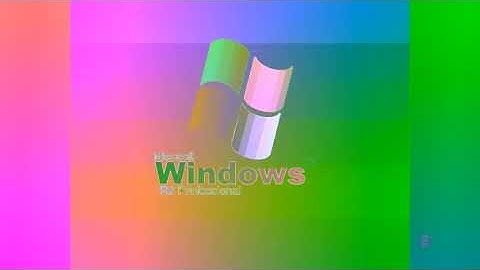 Windows XP R2 Professional Startup Sound Effects In G Major Invert Color
