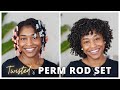 Twist &amp; Perm Rod Set On Natural Hair for the PERFECT Shape and Volume!