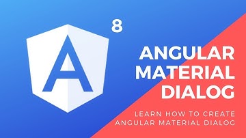How to create Angular Material Dialog, Modal or alert ( Angular 8 Tutorial )