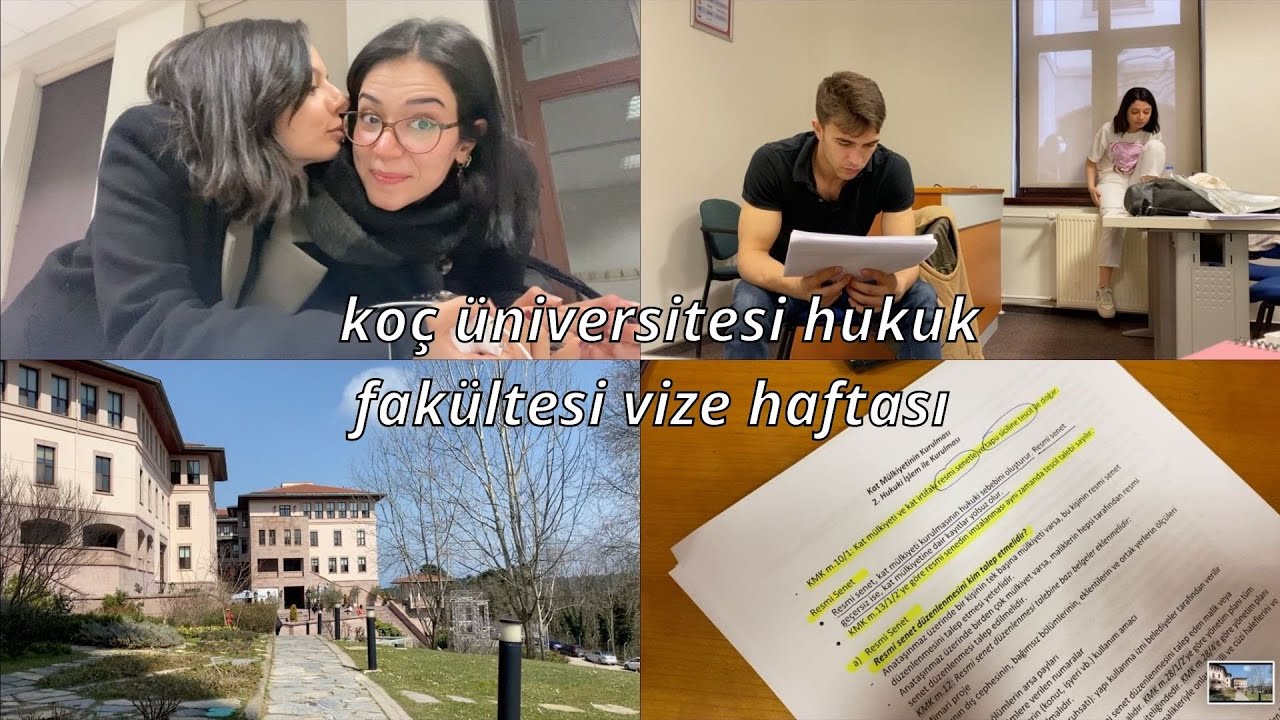 ders çalışmaktan şaftımız kaydı ve rezil olduk! / Koç Üniversitesi Hukuk Fakültesi Vize Haftası