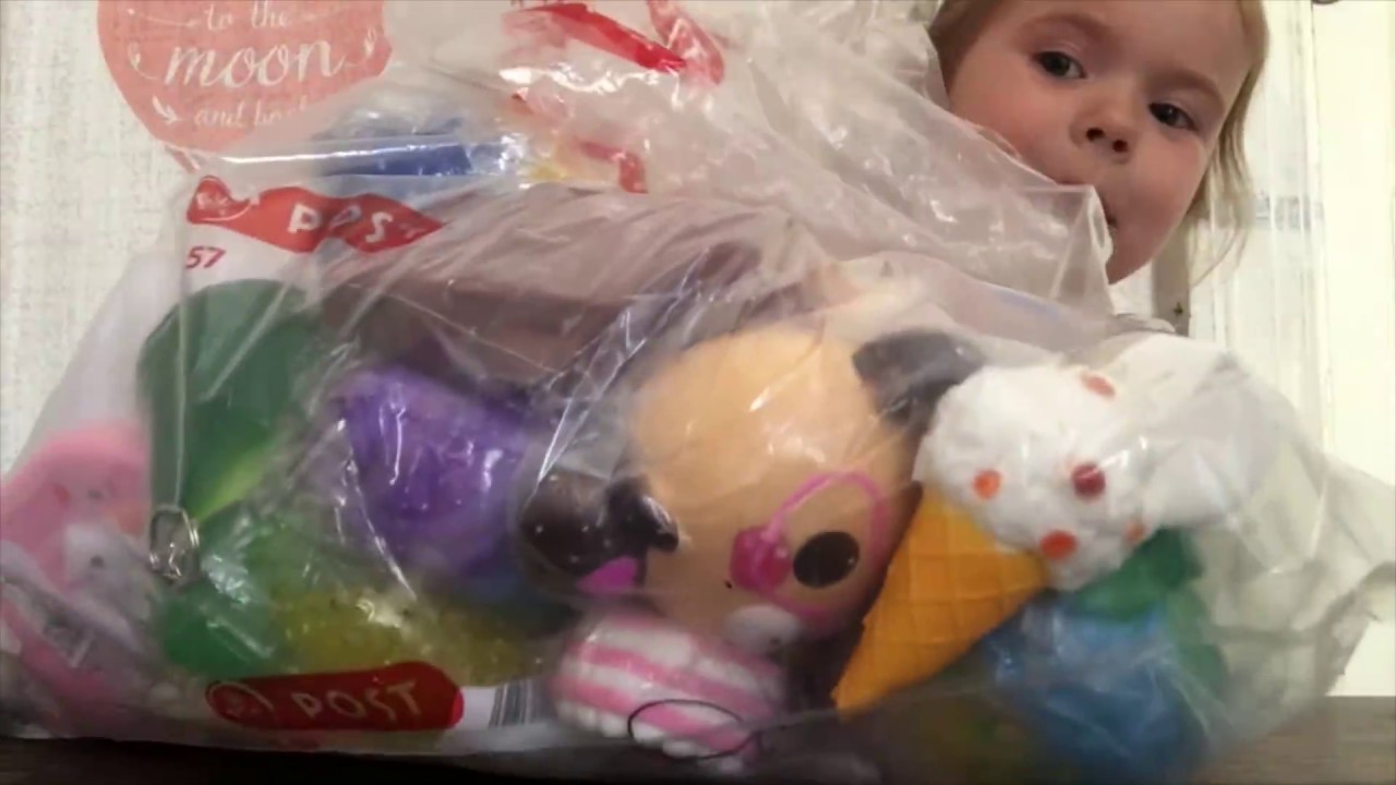 STØRSTE Squishy pakke ever, pakker 38 nye Squishys ud