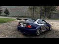 BMW M3  E46 GTR | Forza Horizon 5 | Steering Wheel Gameplay | 4K