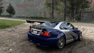 BMW M3  E46 GTR | Forza Horizon 5 | Steering Wheel Gameplay | 4K