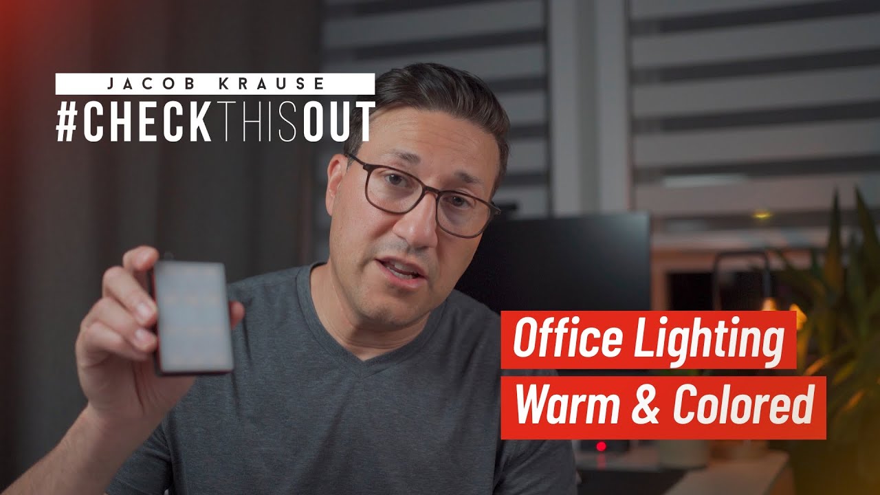 LIGHTING for Your Desk Setup - Create Atmosphere with Warm & Coloured Lighting