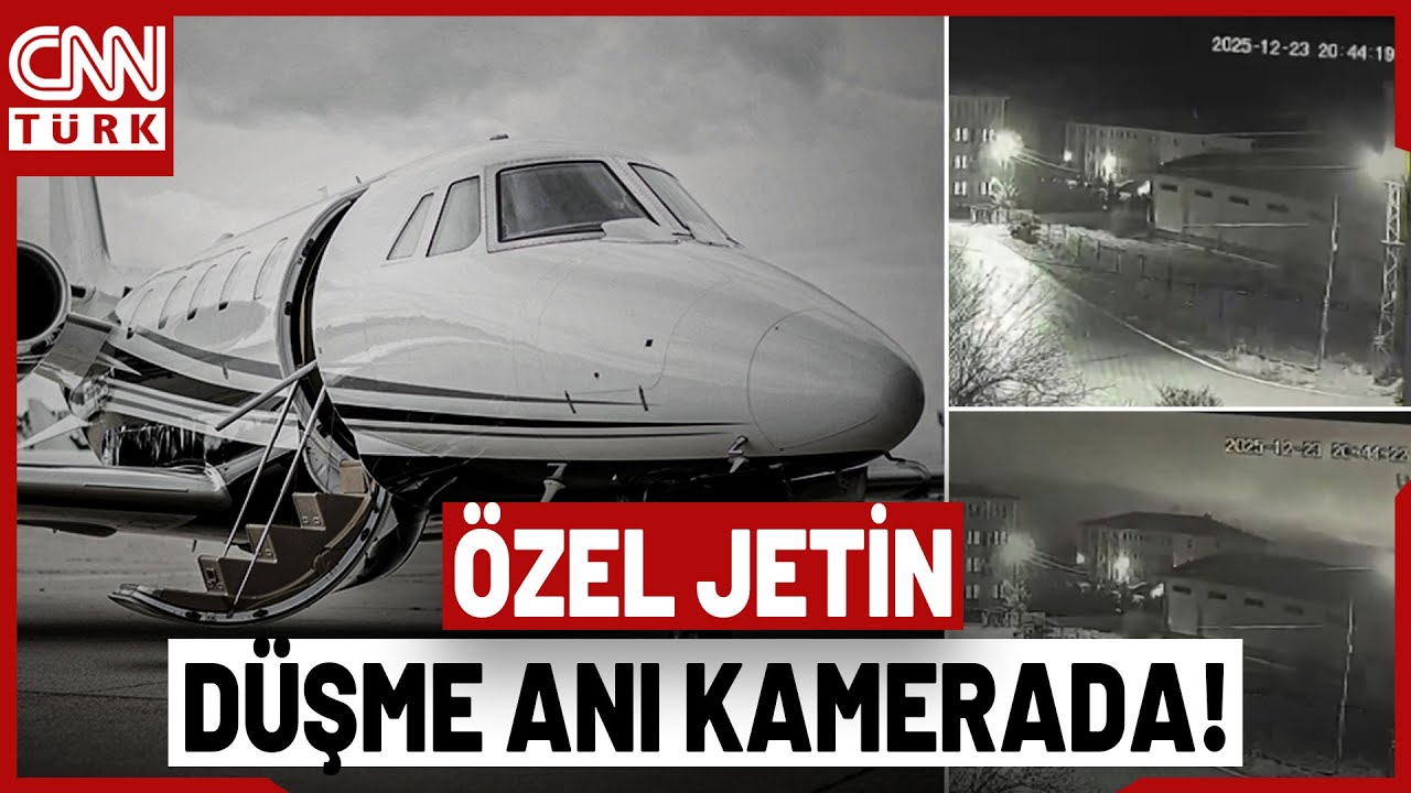Libya Heyetini Taşıyan Uçağın Düşme Anı CNN TÜRK'te! Ankara'dan Havalanan Özel Jet Neden Düştü?