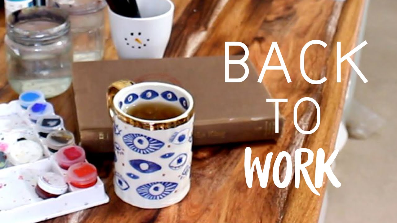 Getting BACK TO ART after a break - ARTIST VLOG
