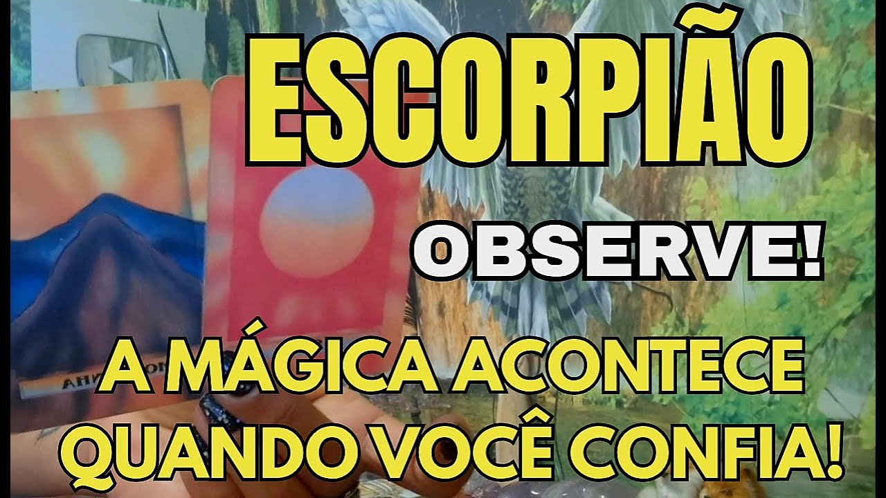 ESCORPIÃO 🌟📦CONFIA NO DESCONHECIDO, A MÁGICA VAI ACONTECER, ACREDITE...💰🎁🔥