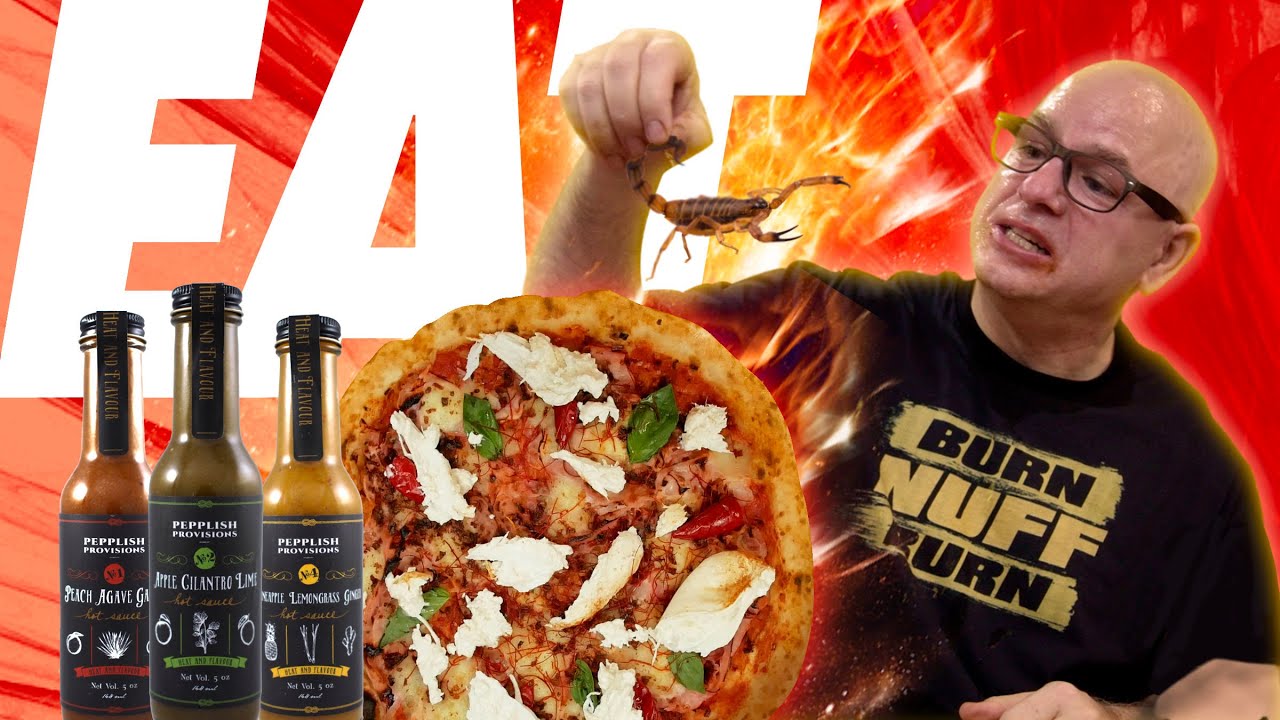 I ATE REAL SCORPION ON THE PIZZA