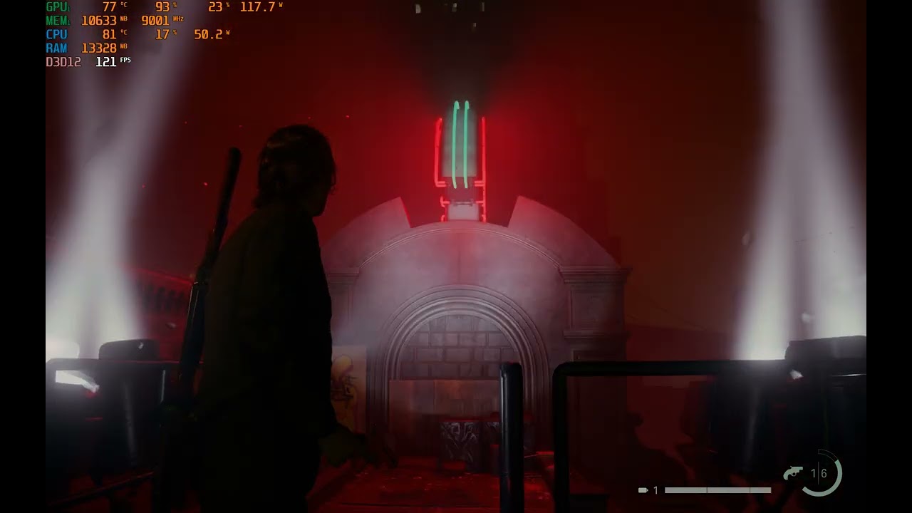 Alan Wake 2 THEATRE ROOFTOP FIGHTING SHADOWS WALKTHROUGH 