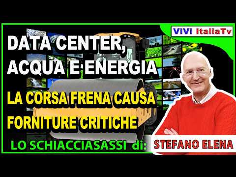 Video Data center, la crescita inizia a frenare per difficoltà energetica e idrica