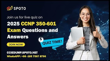 CCNP 350-601 DCCOR Exam Questions and Answers Explained | Cisco Data Center Core Certification 2025