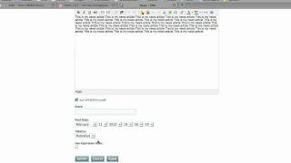 CMS Made Simple -- Editing Content