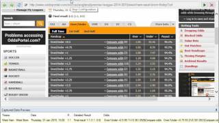 Scraping match data from www.oddsportal.com using WebHarvy