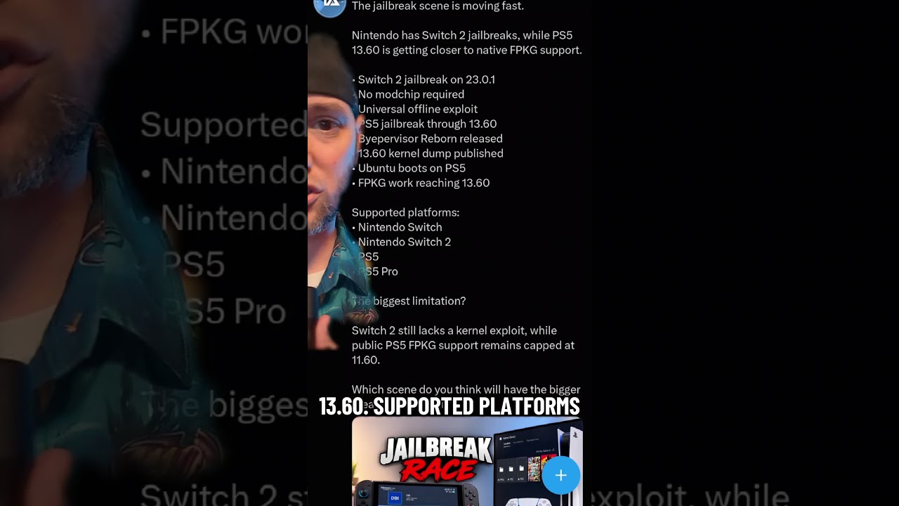 SWITCH 2 JAILBREAK? 👀 #jailbreak #switch2 #ps5 #nintendo #playstation