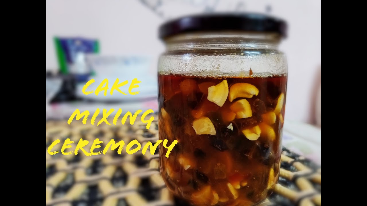 Cake Mixing Ceremony, How to soak dry fruits for Christmas Cake, plum cake Part 1 YouTube