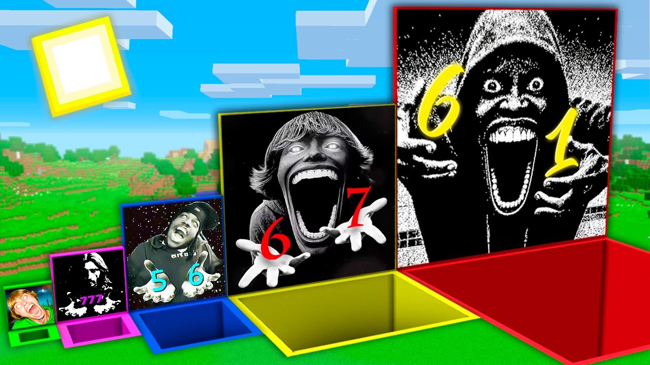 ¿QUÉ HAY DENTRO DE TODOS LOS POZOS SIX SEVEN KID | SIX ONE MEME | FIFTY SIX MEME | SCP en Minecraft?