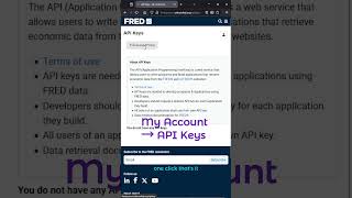 How to Get Free E-Data for Your Pipeline FRED API Setup #dataengineering  #datapipeline  #pythondata