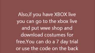 WWE 12 and 11 Cheats